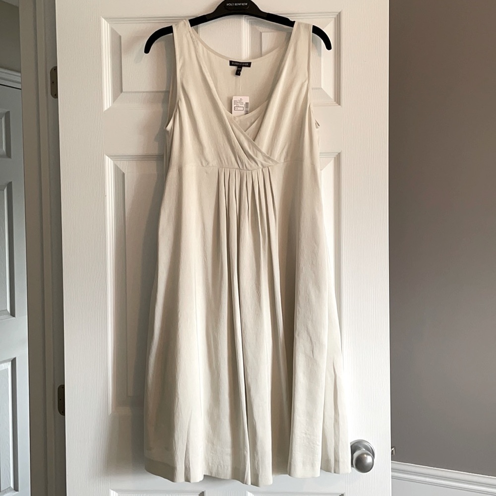 Eileen Fisher silk dupioni dress NWT
